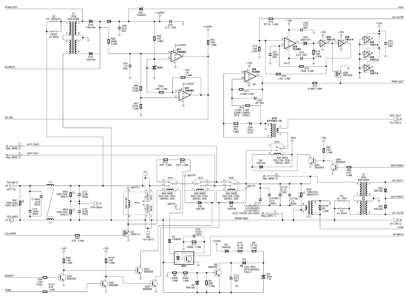 Ибп apc back ups es 700 схема