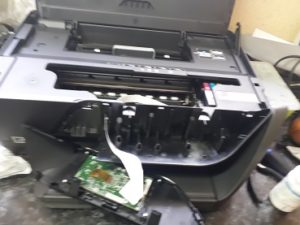 Ремонт HP Officejet Pro 6960: нет черного, разборка, цены.