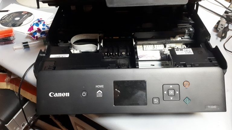 Как промыть принтер canon ts5040