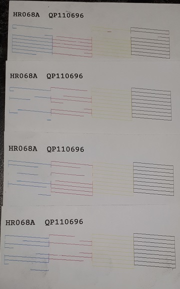 Epson TX400 печатает полосами